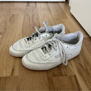 Reebok White Club C Sneakers - Women’s Size 6.5